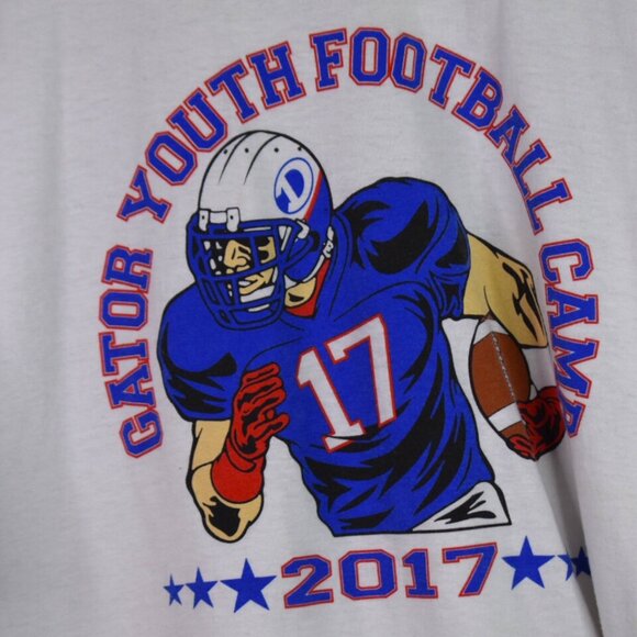 Gator Youth Football Camp 2017 Shirt 3XL Adult Unisex Florida Cotton Blend - Picture 2 of 8